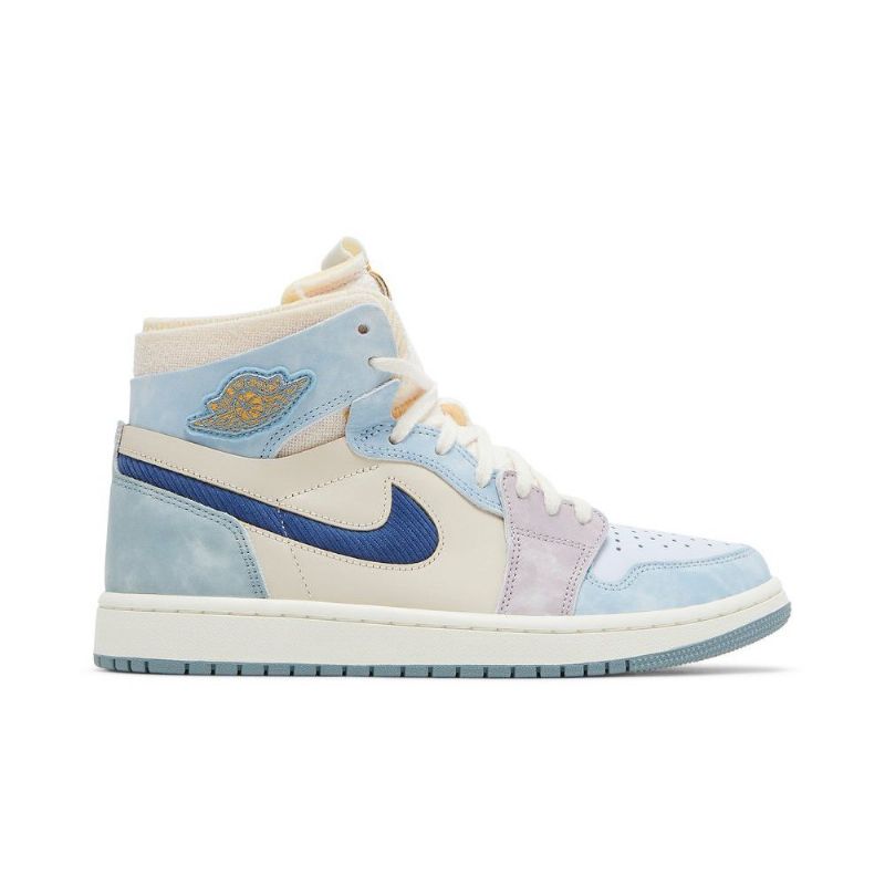 Air Jordan 1 Zoom cmft Sininen Beige Tummansininen Valkoinen Miesten Kengät