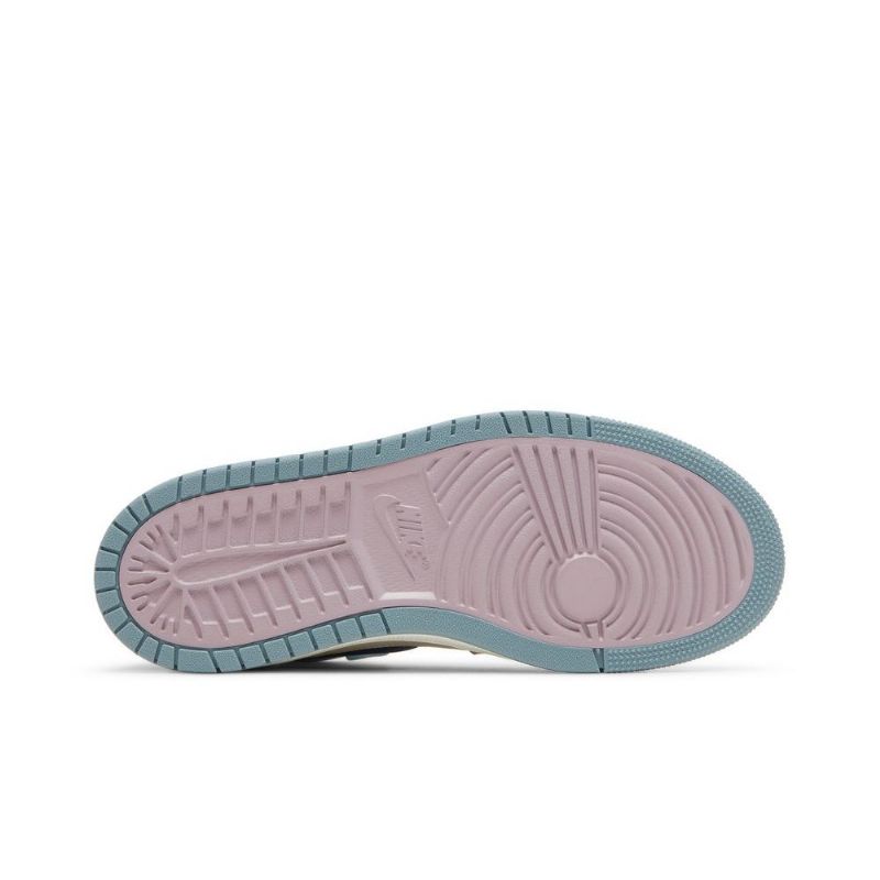 Air Jordan 1 Zoom cmft Sininen Beige Tummansininen Valkoinen Miesten Kengät