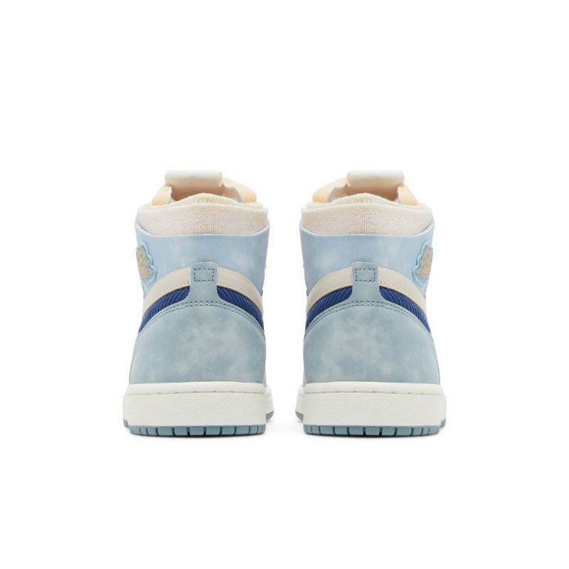 Air Jordan 1 Zoom cmft Sininen Beige Tummansininen Valkoinen Miesten Kengät
