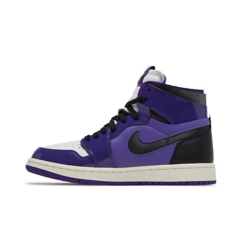 Air Jordan 1 Zoom Comfort Purppura Musta Valkoinen Naisten Kengät