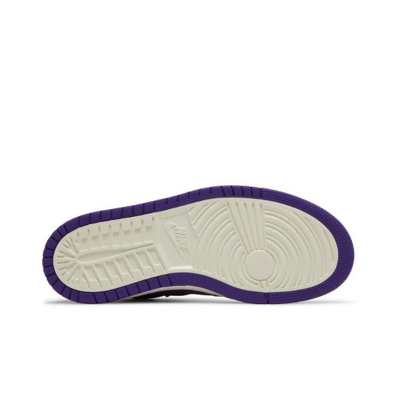 Air Jordan 1 Zoom Comfort Purppura Musta Valkoinen Naisten Kengät