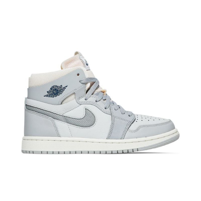 Air Jordan 1 Zoom Comfort Valkoiset Harmaat Miesten Kengät