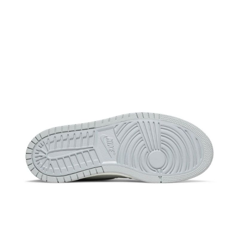Air Jordan 1 Zoom Comfort Valkoiset Harmaat Miesten Kengät