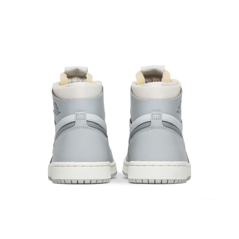 Air Jordan 1 Zoom Comfort Valkoiset Harmaat Miesten Kengät