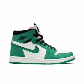 Air Jordan 1 Zoom Comfort Vihreä Valkoinen Musta Miesten Kengät