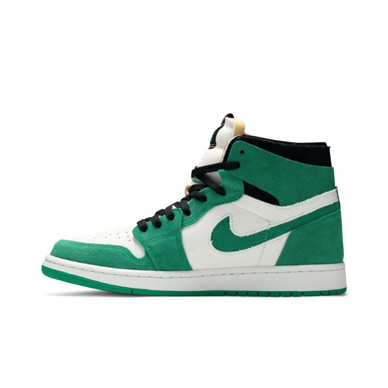 Air Jordan 1 Zoom Comfort Vihreä Valkoinen Musta Miesten Kengät