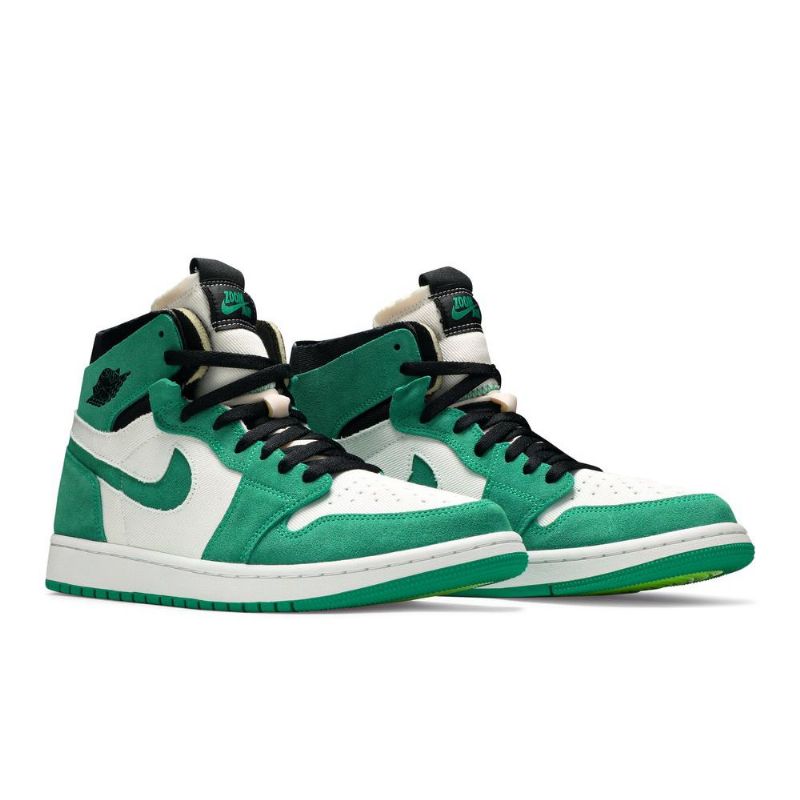 Air Jordan 1 Zoom Comfort Vihreä Valkoinen Musta Miesten Kengät