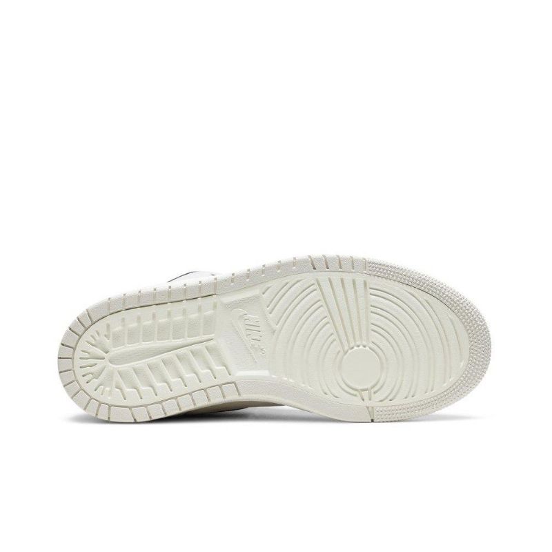 Air Jordan 1 Zoom Valkoiset Mustat Naisten Kengät
