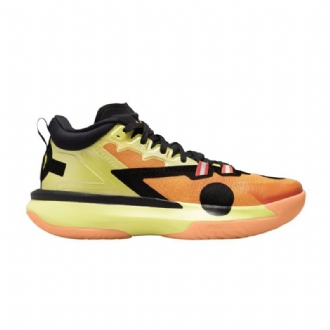 Air Jordan Zion 1 Naruto Sp Keltainen Vaaleanpunainen Musta Miesten Kengät
