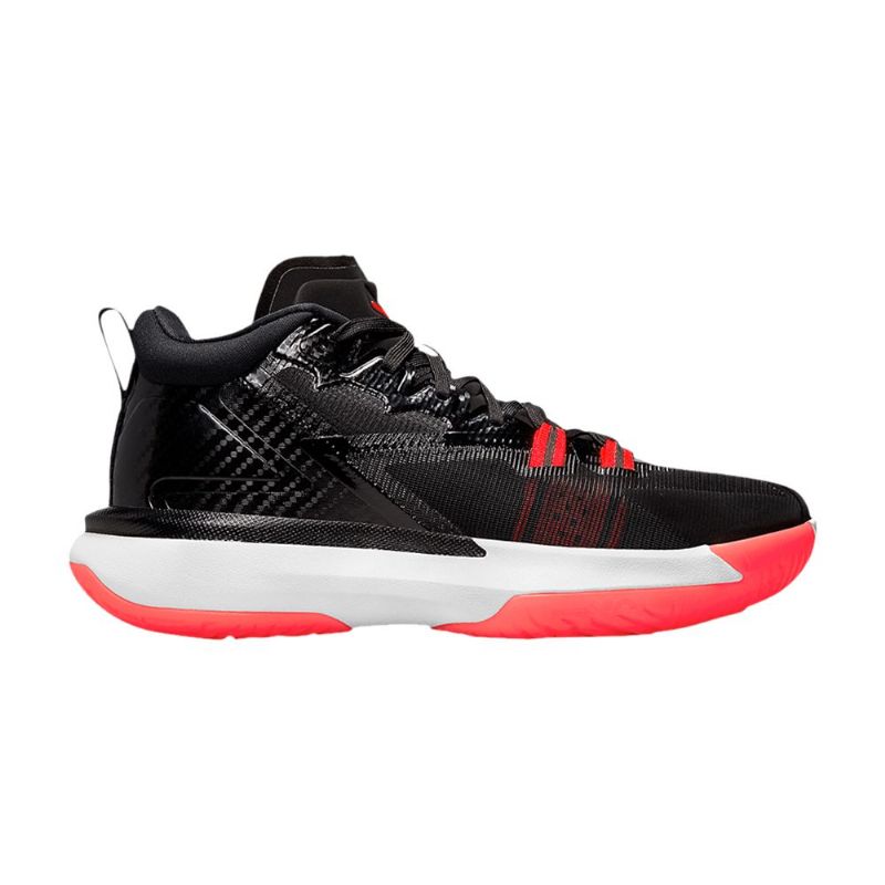 Air Jordan Zion 1 Pf Mustavalkoiset Punaiset Miesten Kengät