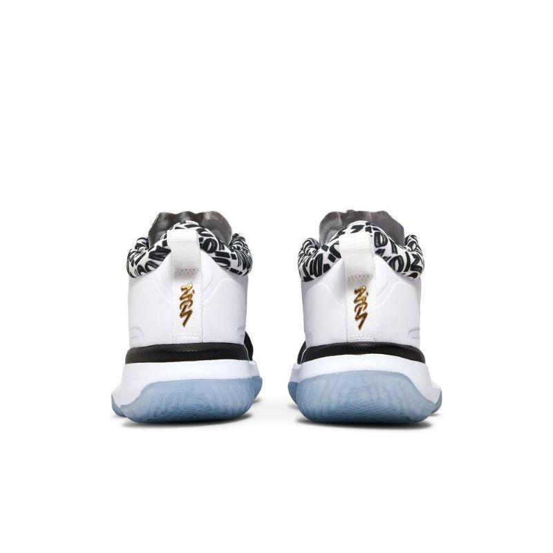 Air Jordan Zion 1 Pf Mustavalkokultaiset Miesten Kengät
