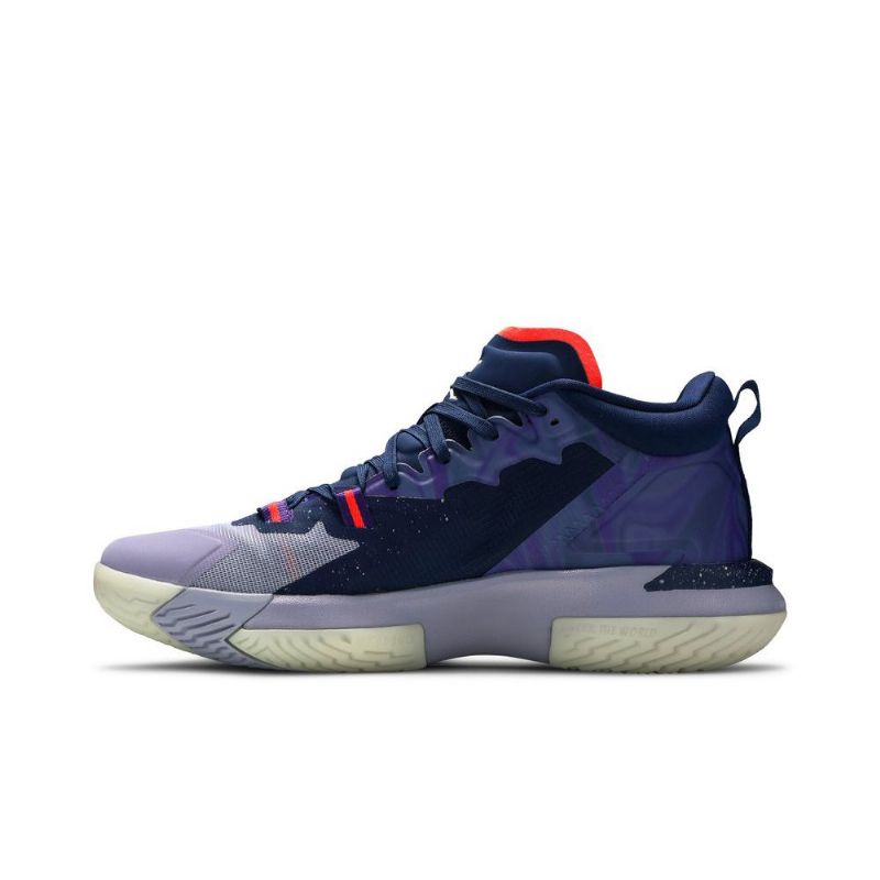 Air Jordan Zion 1 Sininen Purppura Punainen Harmaa Miesten Kengät