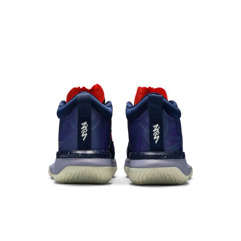 Air Jordan Zion 1 Sininen Purppura Punainen Harmaa Miesten Kengät