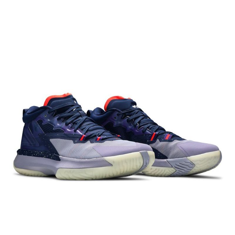 Air Jordan Zion 1 Sininen Purppura Punainen Harmaa Miesten Kengät