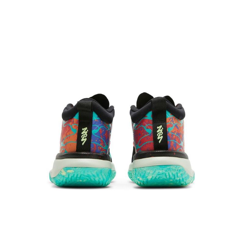 Air Jordan Zion 1 Vihreä Oranssi Musta Sininen Miesten Kengät