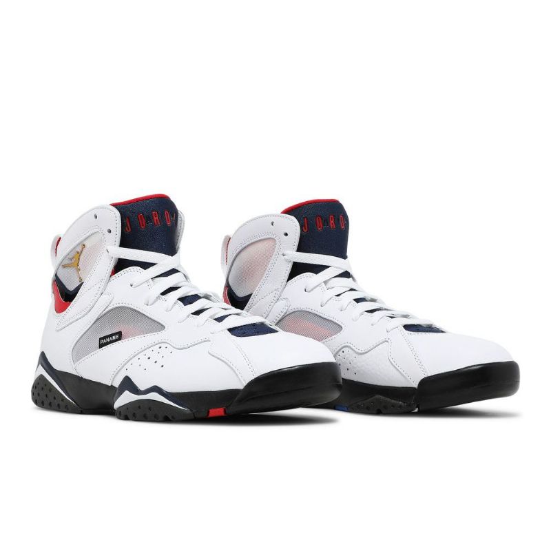 Air Jordan 7 Paris Saint-germain Retrovalkoiset Laivastonsiniset Punaiset Miesten Kengät
