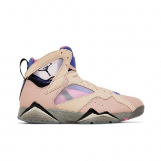 Air Jordan 7 Retro Se Ruskea Purppura Vaaleanpunainenki Musta Miesten Kengät