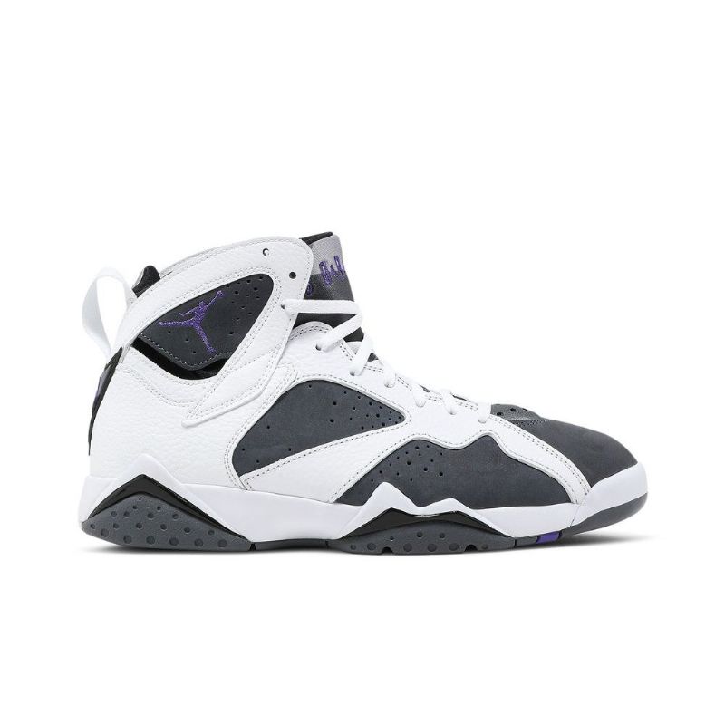Air Jordan 7 Retro Valkoinen Harmaa Purppura Miesten Kengät
