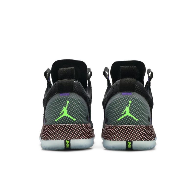 Air Jordan 34 Matala Musta Valkoinen Vihreä Vaaleanpunainen Miesten Kengät