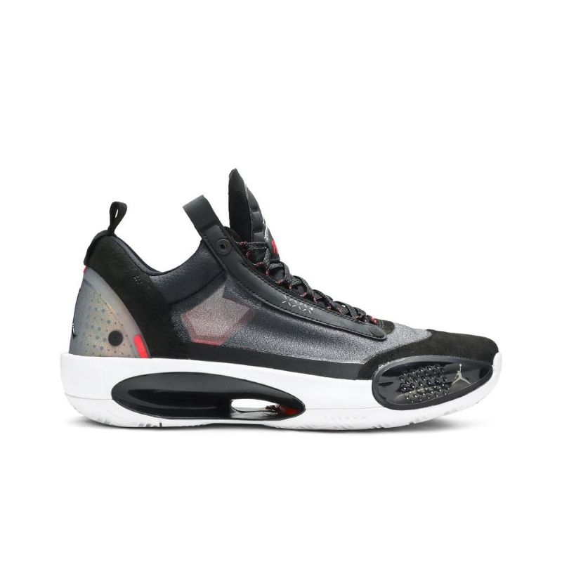 Air Jordan 34 Matalat Mustat Harmaat Miesten Kengät