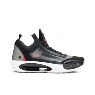 Air Jordan 34 Matalat Mustat Harmaat Miesten Kengät