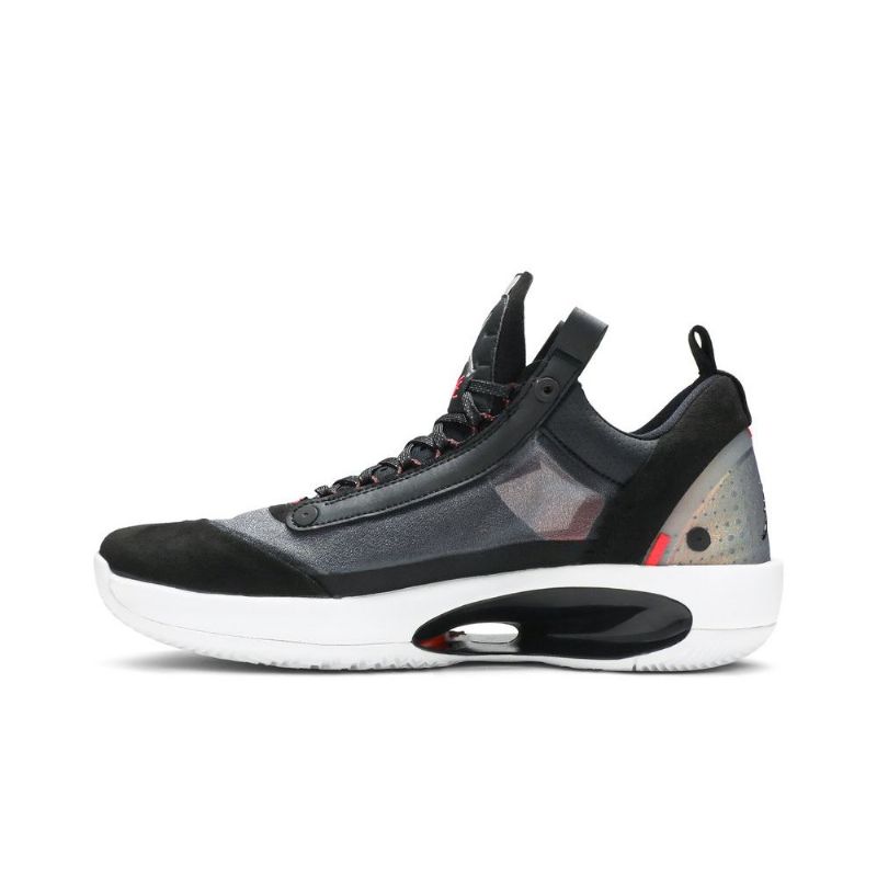 Air Jordan 34 Matalat Mustat Harmaat Miesten Kengät