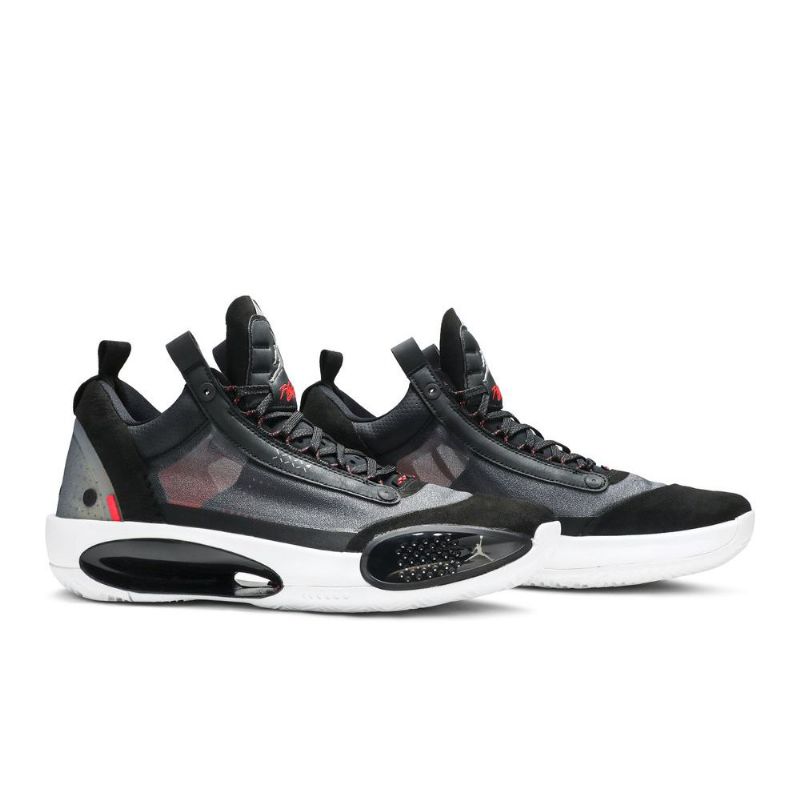 Air Jordan 34 Matalat Mustat Harmaat Miesten Kengät