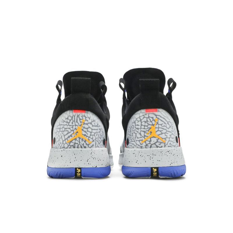 Air Jordan 34 Matalat Mustat Oranssinharmaat Miesten Kengät