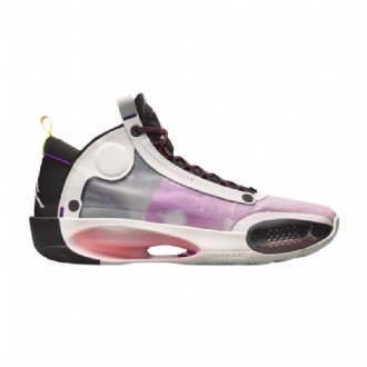 Air Jordan 34 Nba Valkoiset Mustat Violetit Miesten Kengät