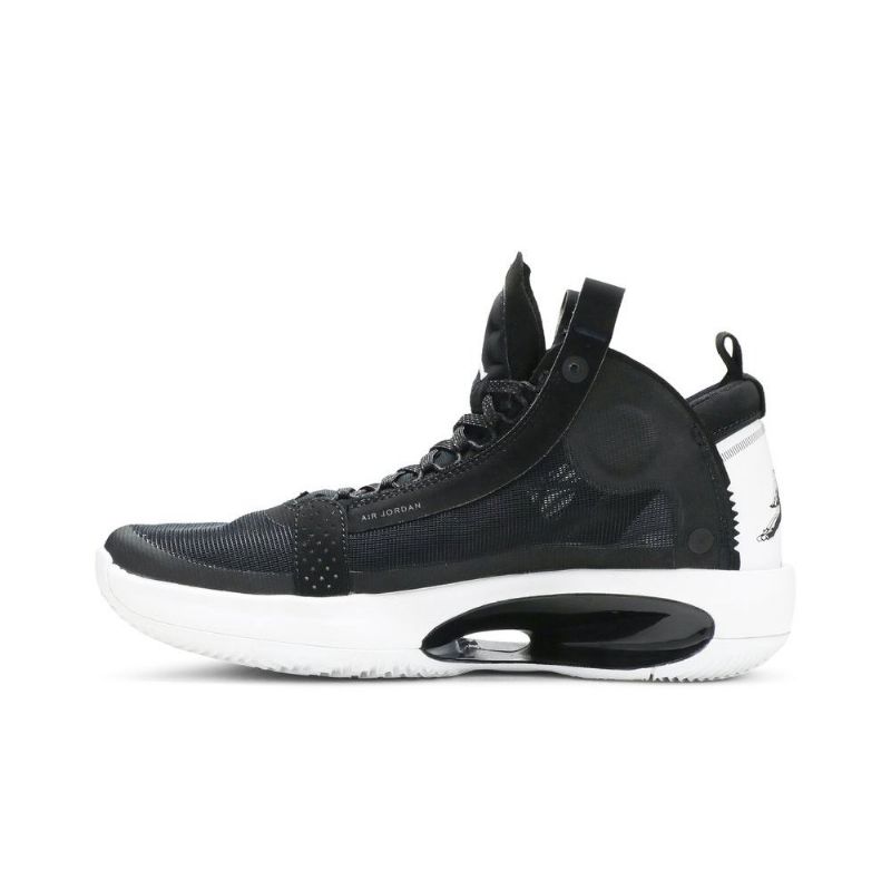 Air Jordan 34 Pf Mustavalkoiset Miesten Kengät