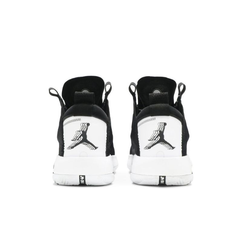 Air Jordan 34 Pf Mustavalkoiset Miesten Kengät