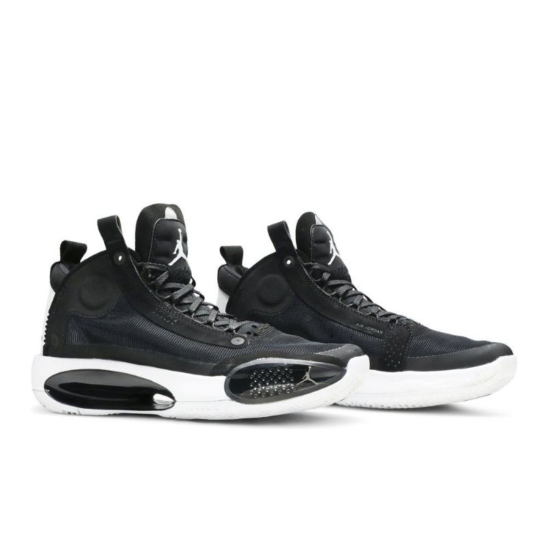 Air Jordan 34 Pf Mustavalkoiset Miesten Kengät