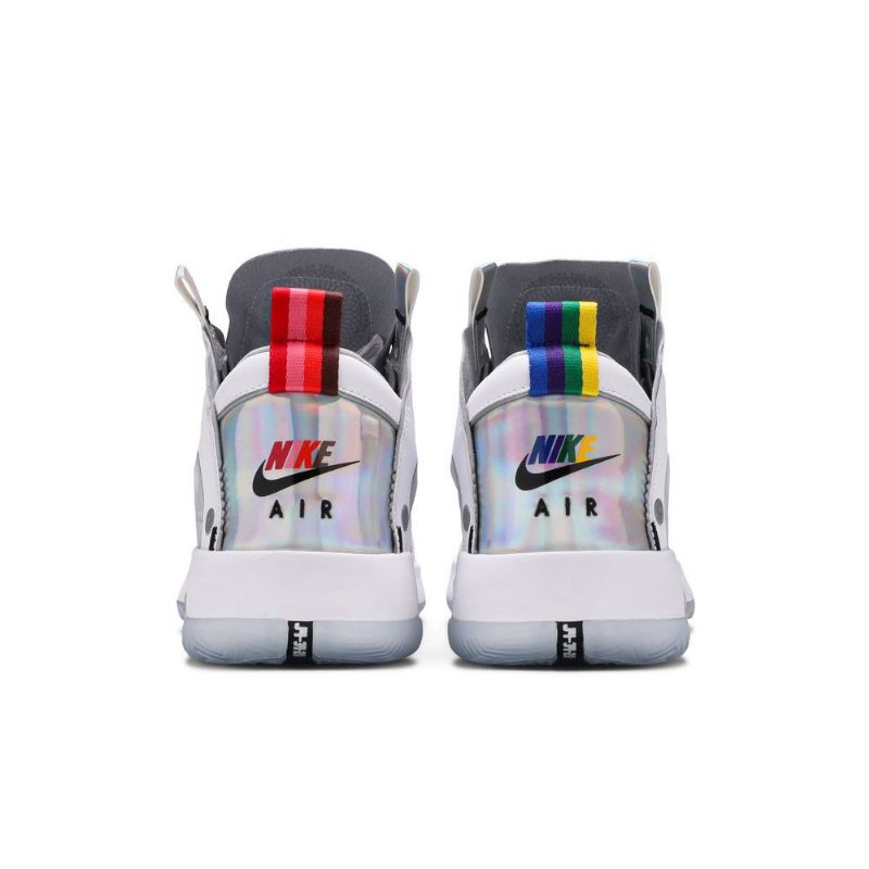 Air Jordan 34 Pf Valkoiset Hopeiset Miesten Kengät