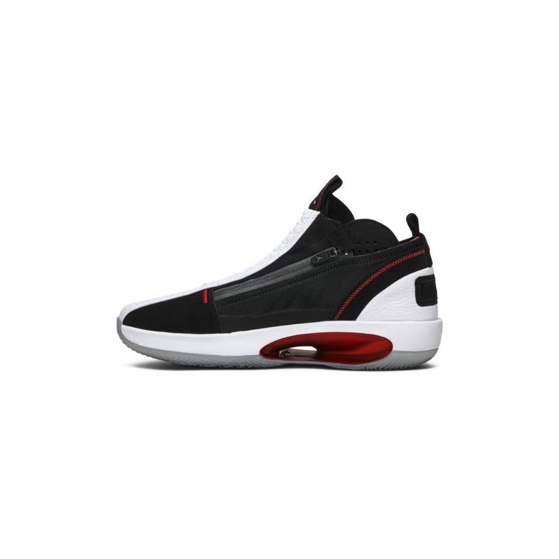 Air Jordan 34 Se Shroud Mustavalkoinen Bordeaux Miesten Kengät