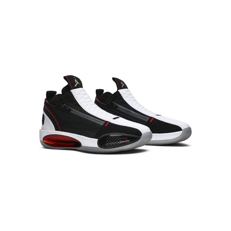 Air Jordan 34 Se Shroud Mustavalkoinen Bordeaux Miesten Kengät