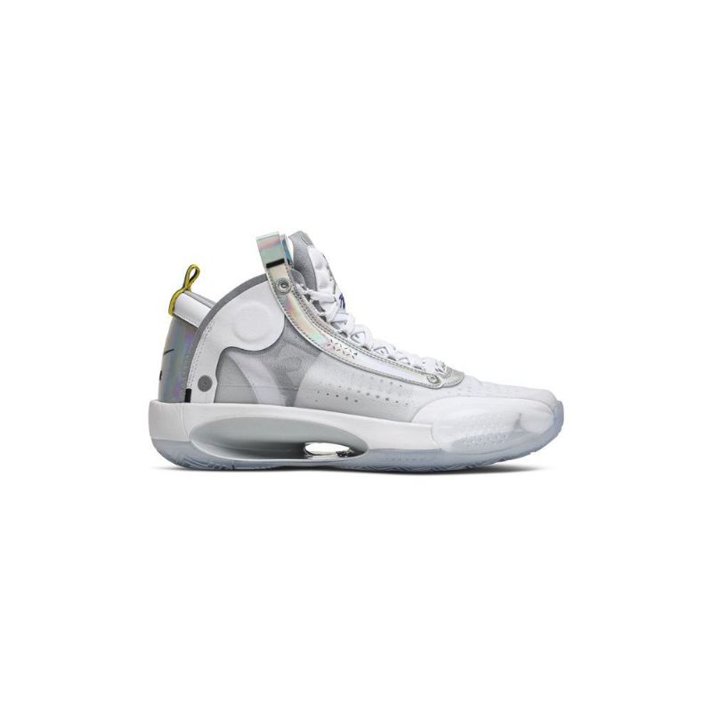 Air Jordan 34 Valkoiset Hopeiset Miesten Kengät