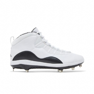Air Jordan 10 Retro Metallivalkoiset Mustat Miesten Kengät