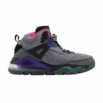 Air Jordan Spizike 270 Saappaiden Harmaa Musta Vaaleanpunainen Violetti Miesten Kengät