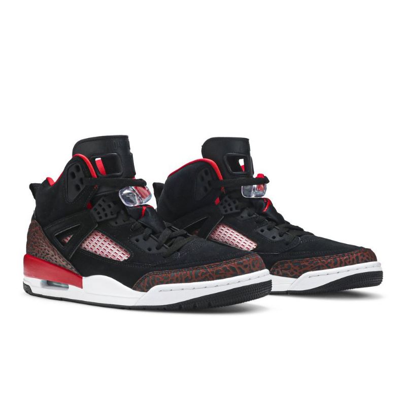 Air Jordan Spizike Mustat Punaiset Valkoiset Miesten Kengät