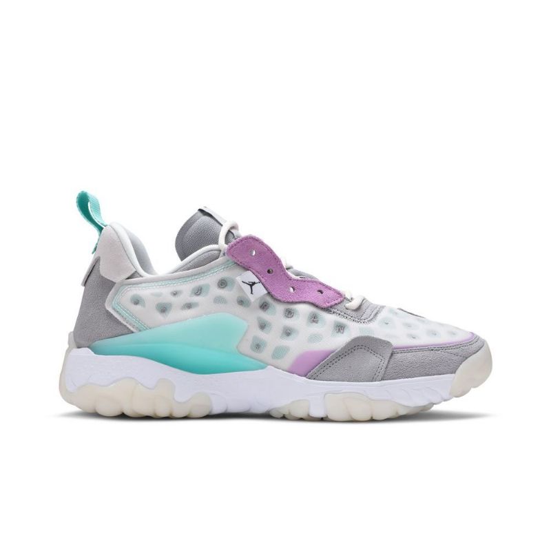 Air Jordan Delta 2 Valkoinen Harmaa Purppura Turkoosi Miesten Kengät