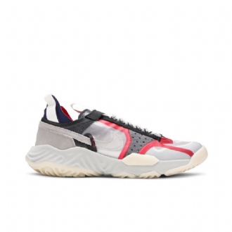 Air Jordan Delta Breathe Valkoinen Punainen Harmaa Musta Miesten Kengät