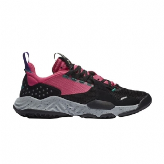 Air Jordan Delta Mustat Purppuranvihreät Miesten Kengät