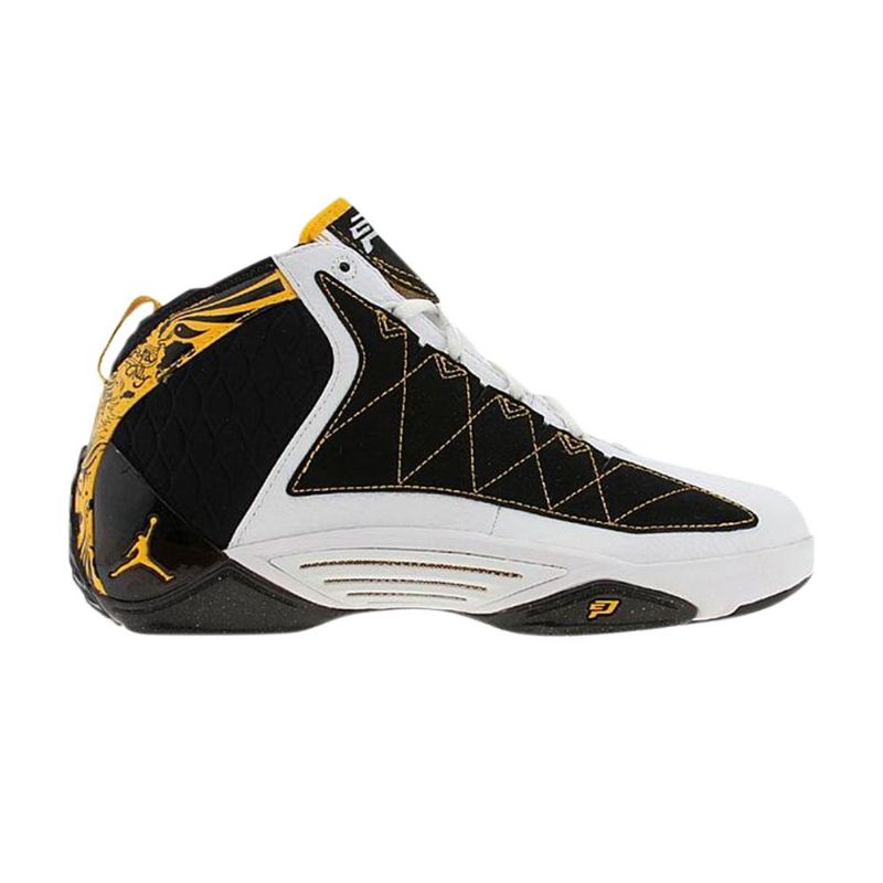 Air Jordan Cp3 Cp3.ii Valkoinen Keltainen Musta Miesten Kengät