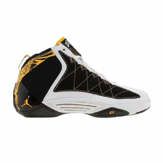 Air Jordan Cp3 Cp3.ii Valkoinen Keltainen Musta Miesten Kengät