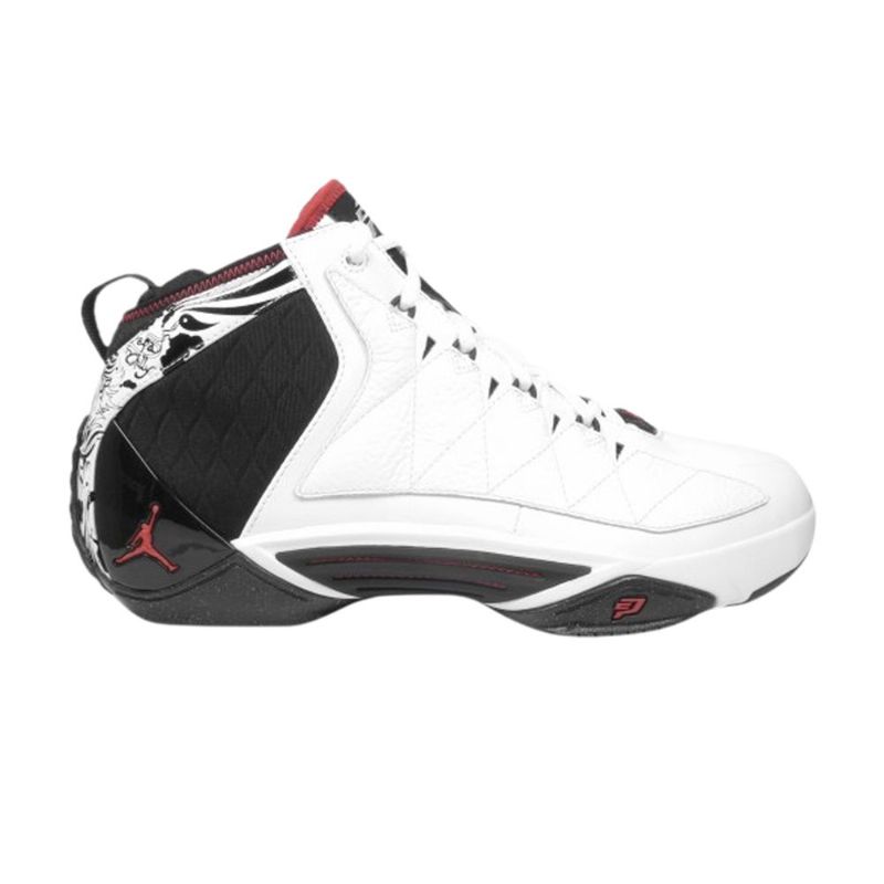 Air Jordan Cp3 Cp3.ii Valkoiset Musta Punaiset Miesten Kengät