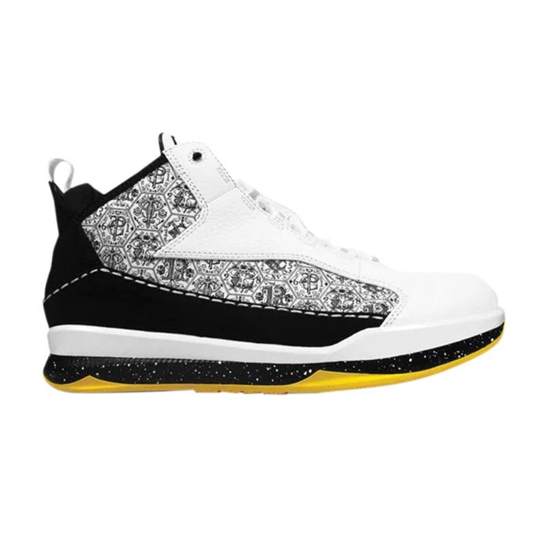 Air Jordan Cp3 Cp3.iii Valkoinen Keltainen Musta Miesten Kengät