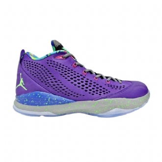 Air Jordan Cp3 Cp3.vii Purppuranvihreä Sininen Harmaa Miesten Kengät