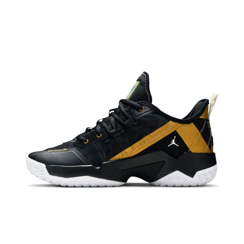 Air Jordan Westbrook One Take 2 Mustakultaiset Valkoiset Miesten Kengät
