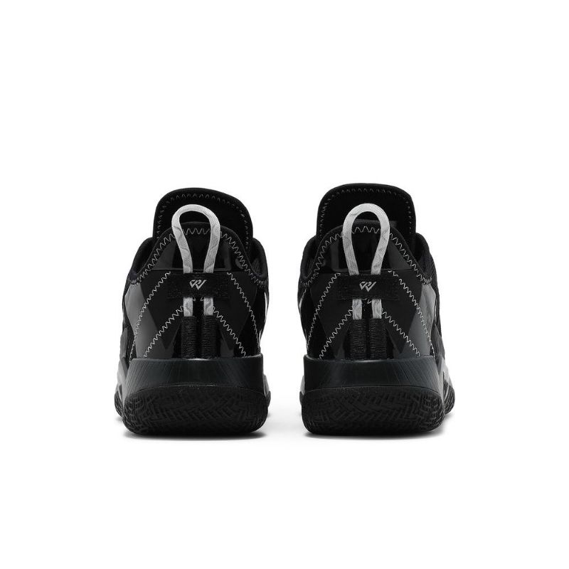 Air Jordan Westbrook One Take 2 Mustat Harmaat Hopeiset Miesten Kengät