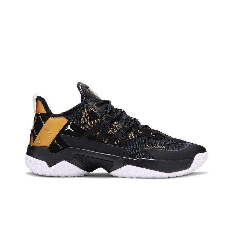 Air Jordan Westbrook One Take 2 Pf Mustakultavalkoiset Miesten Kengät